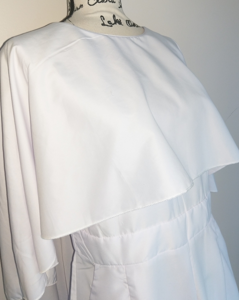 Orderplus Jumpsuit Ruffled with Deep Plunged Back - Picture 7 of 8